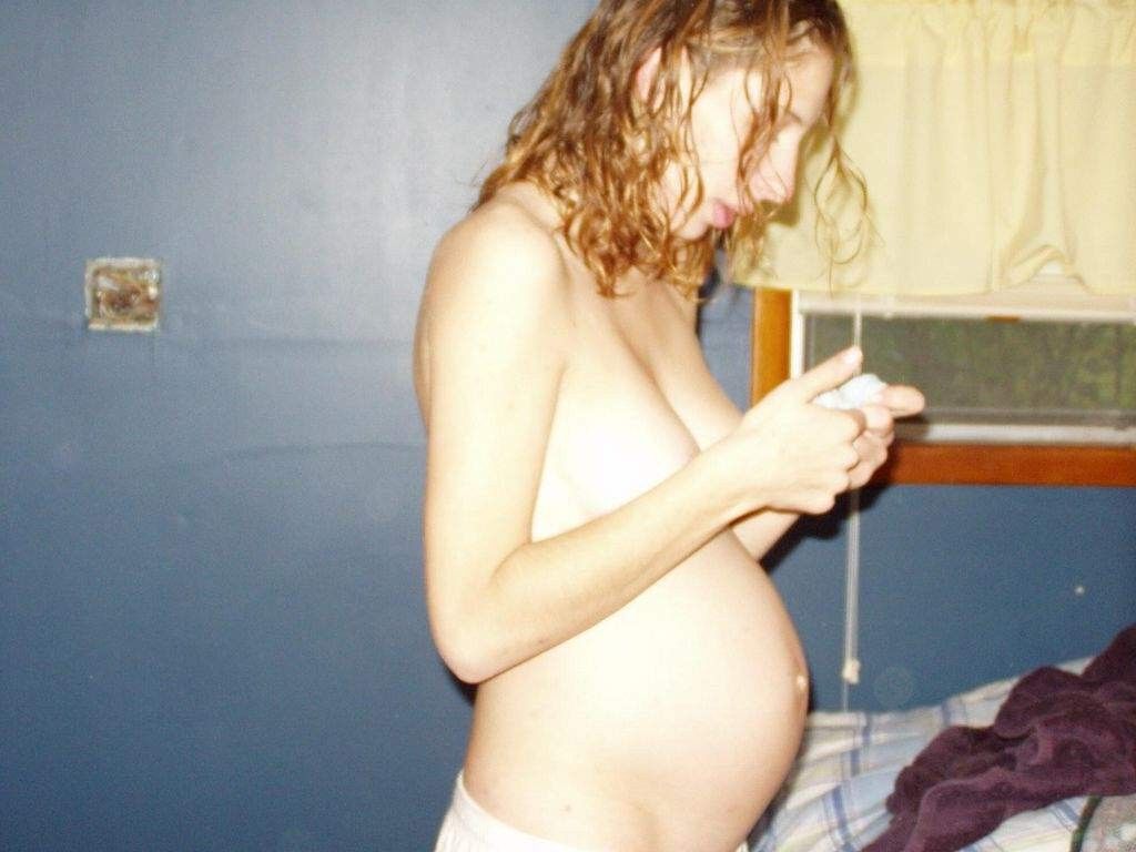 Pregnant GF with amazing tits