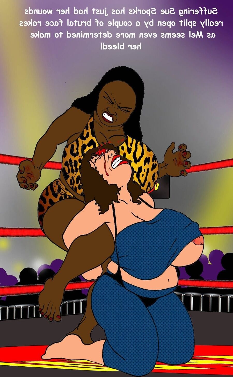 Susie Sparks vs Melonie Rose pelea extrema