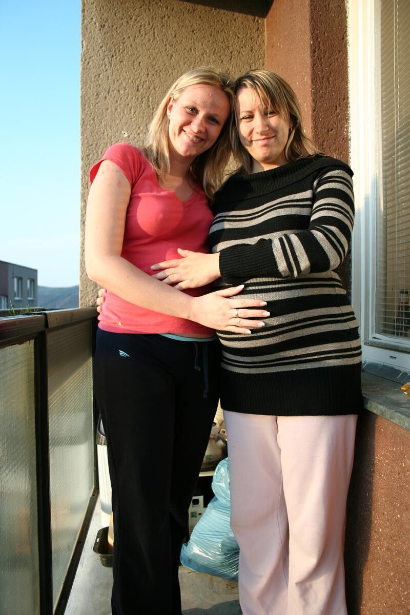 Pregnant sisters