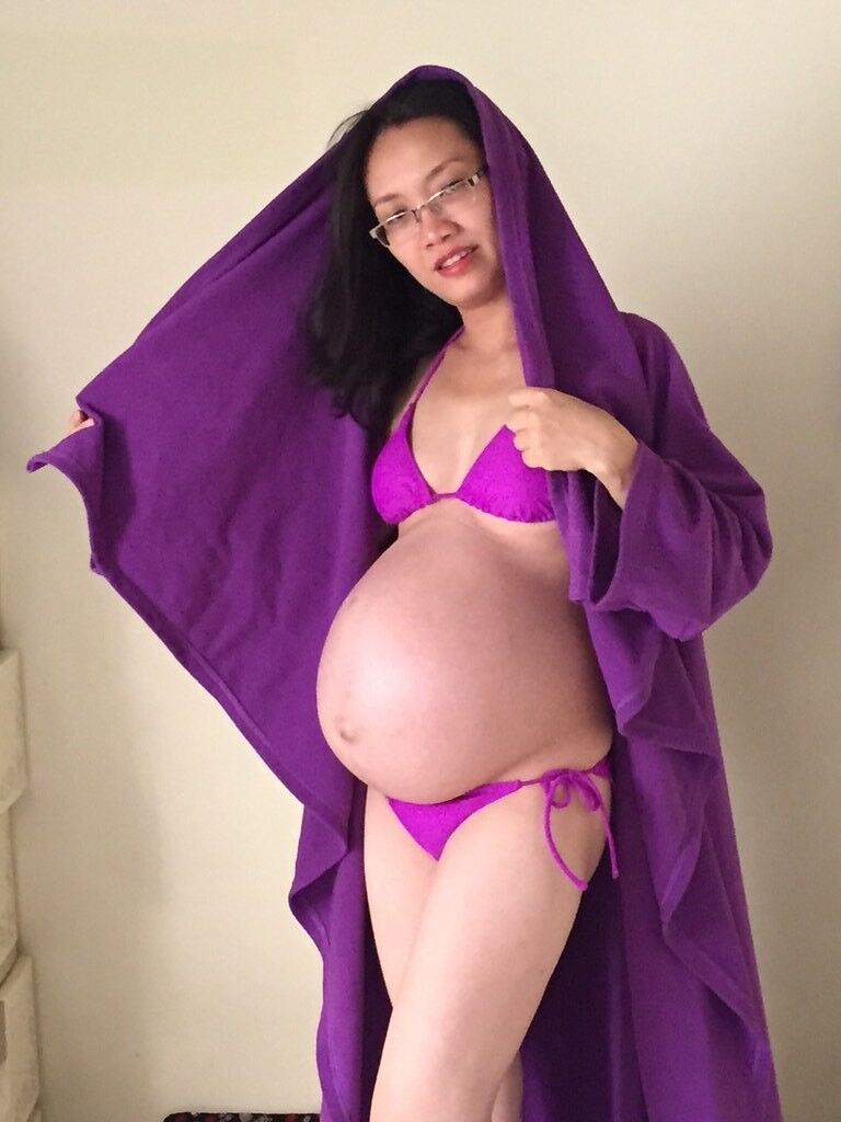 Pregnant asian