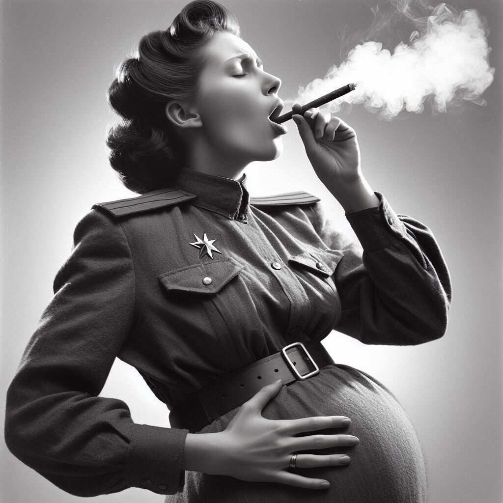 Pregnant Smoking AI (Red Army)