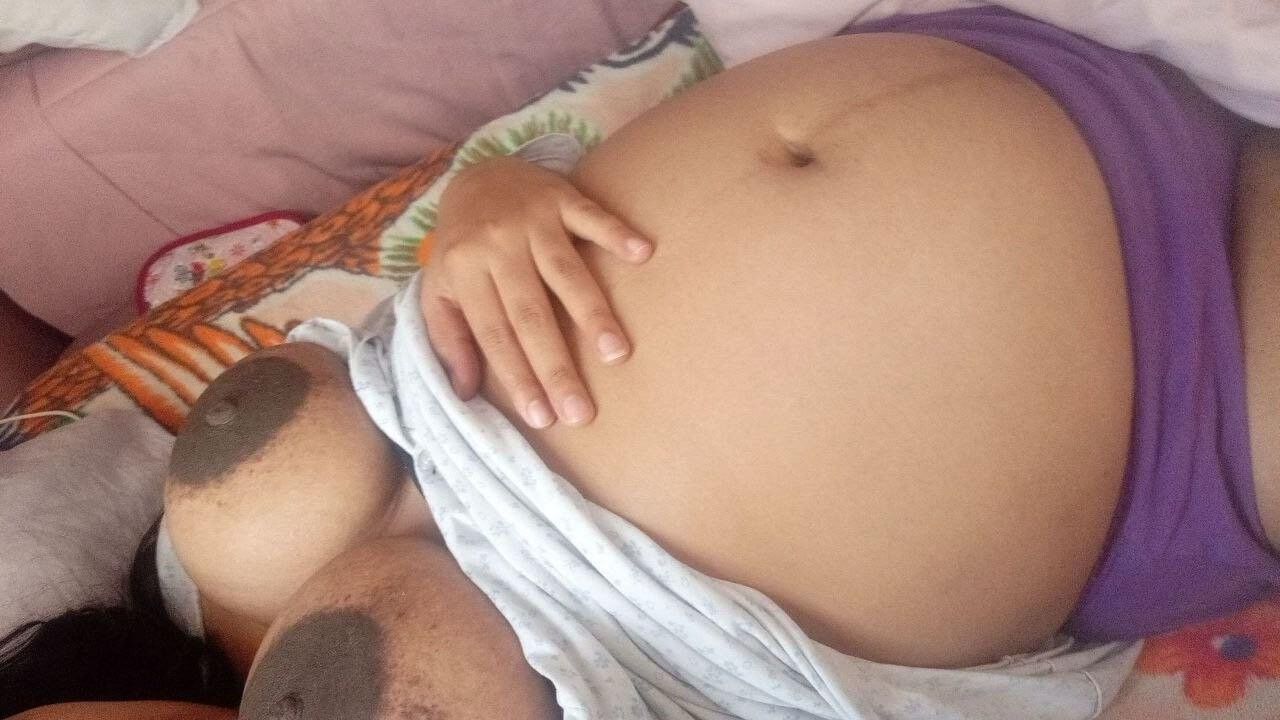 Pregnant Latina