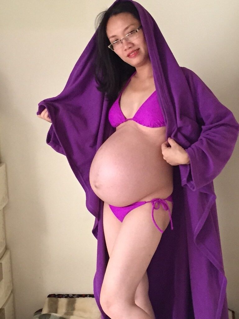 Pregnant asian