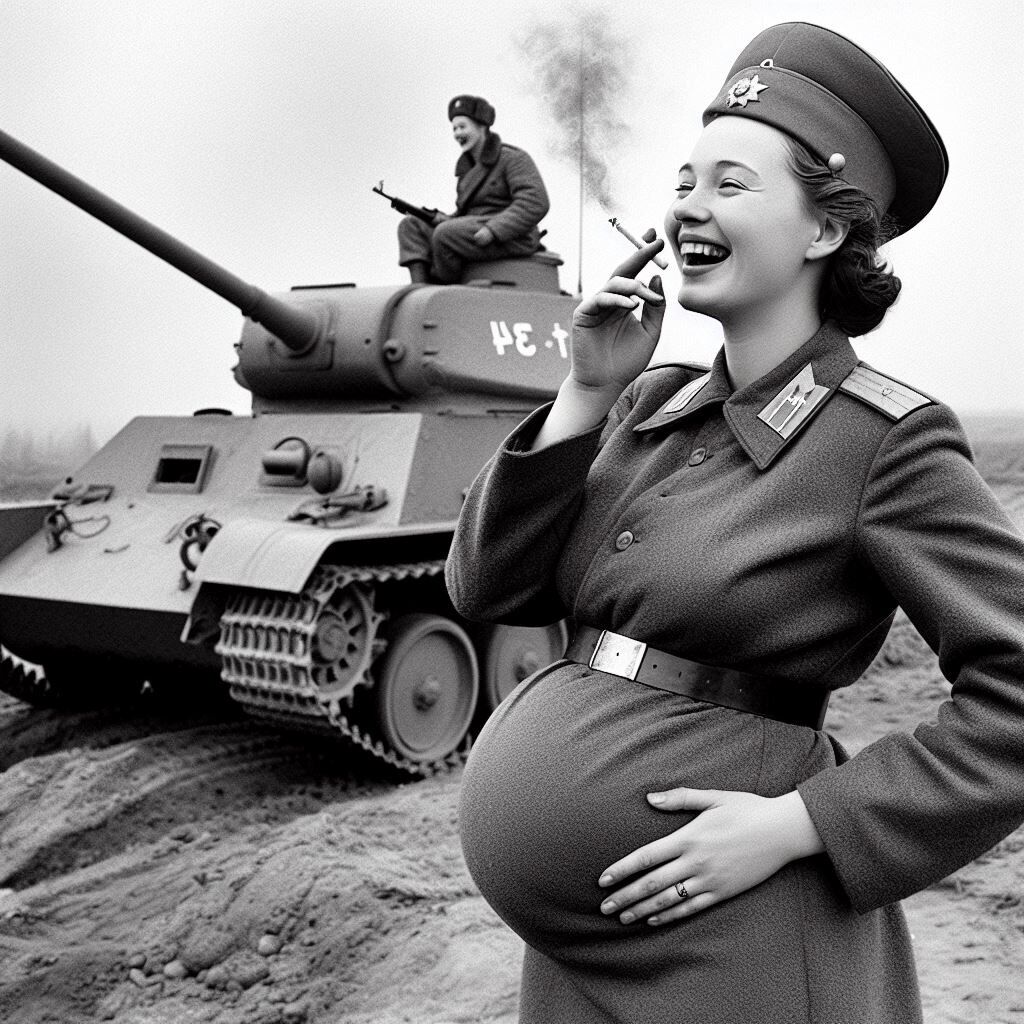 Pregnant Smoking AI (Red Army)