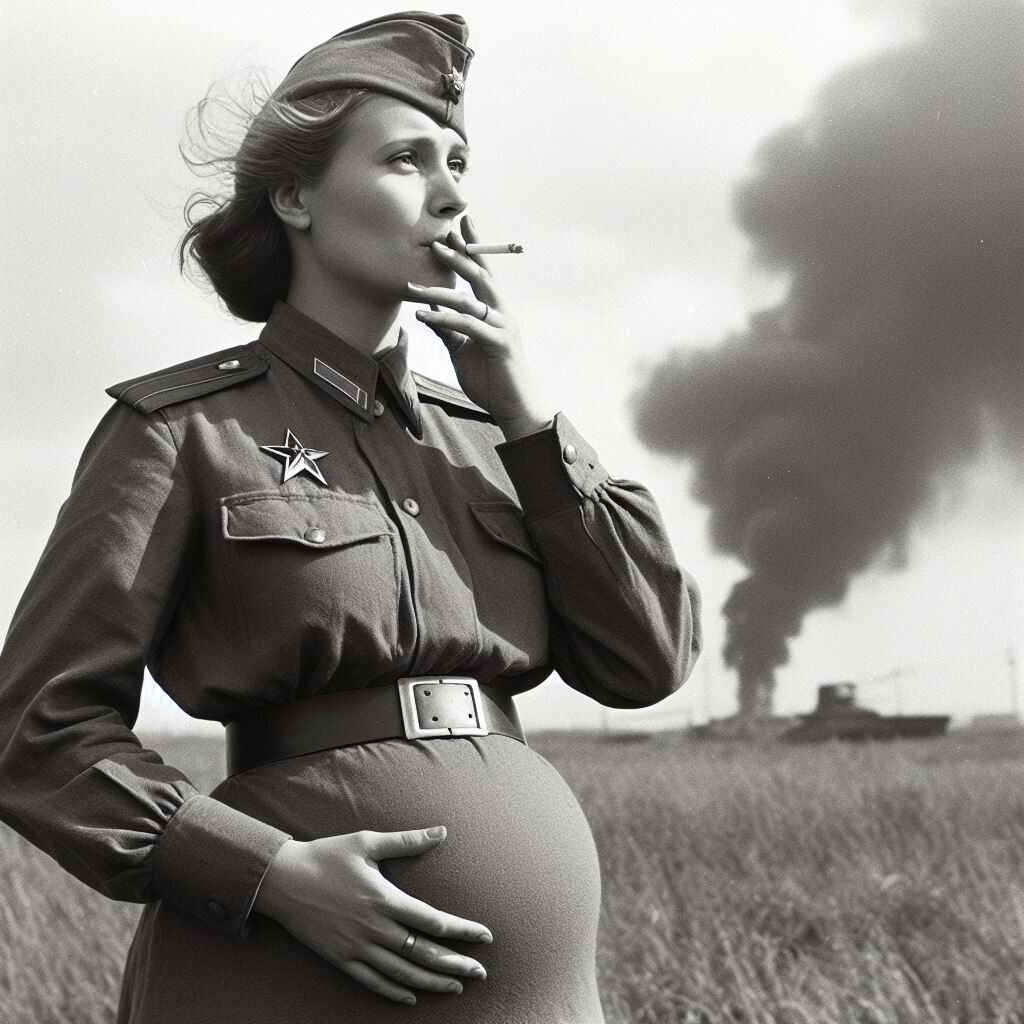 Pregnant Smoking AI (Red Army)