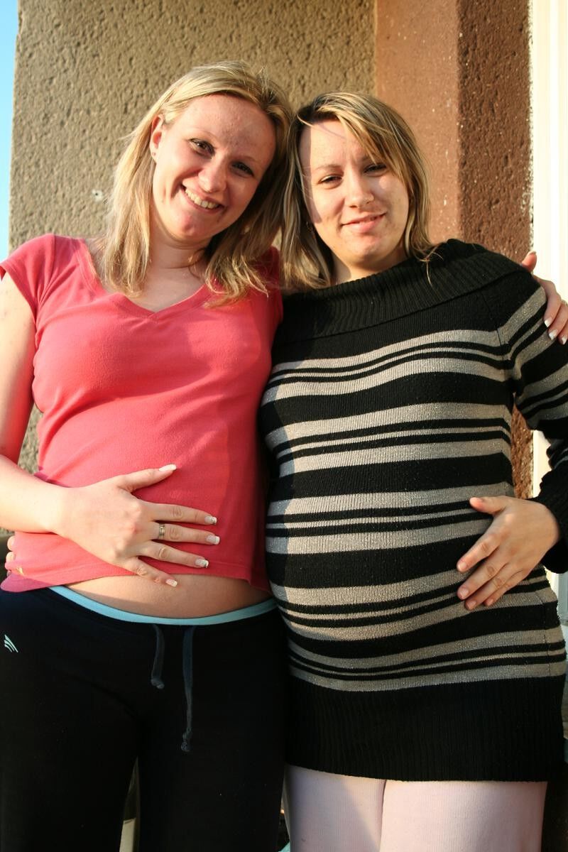 Pregnant sisters