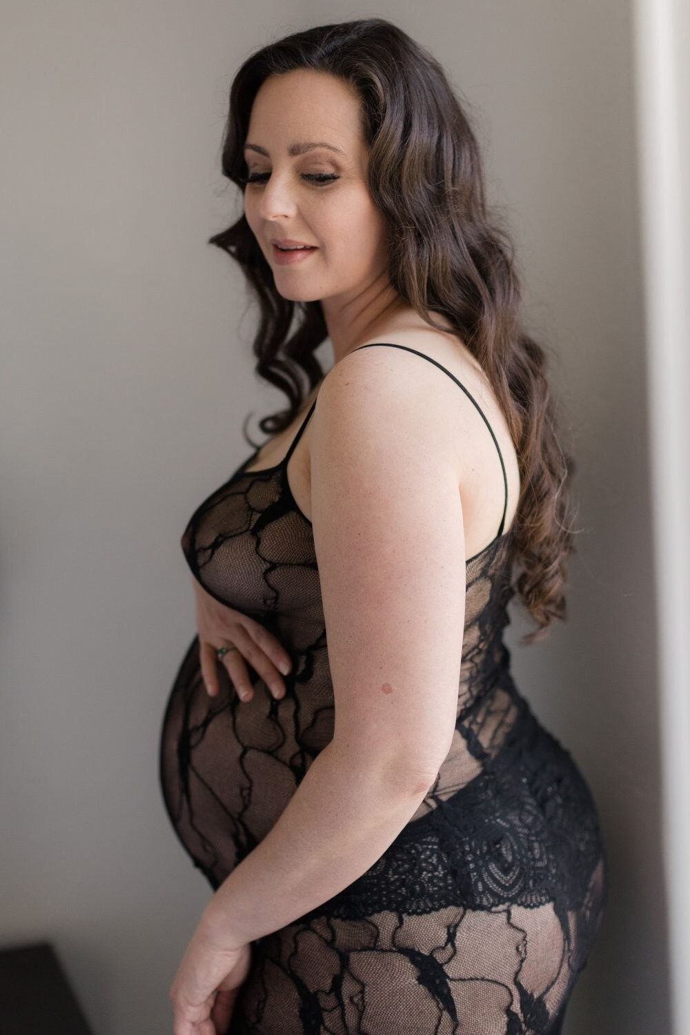 Pregnant Boudoir - Wholesome Brunette