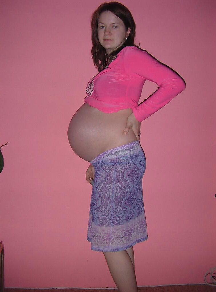 Pregnant teen with twins