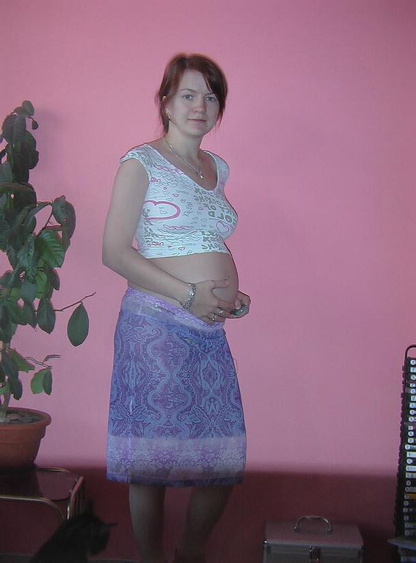 Pregnant teen with twins