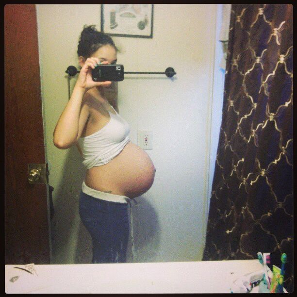 Fille enceinte