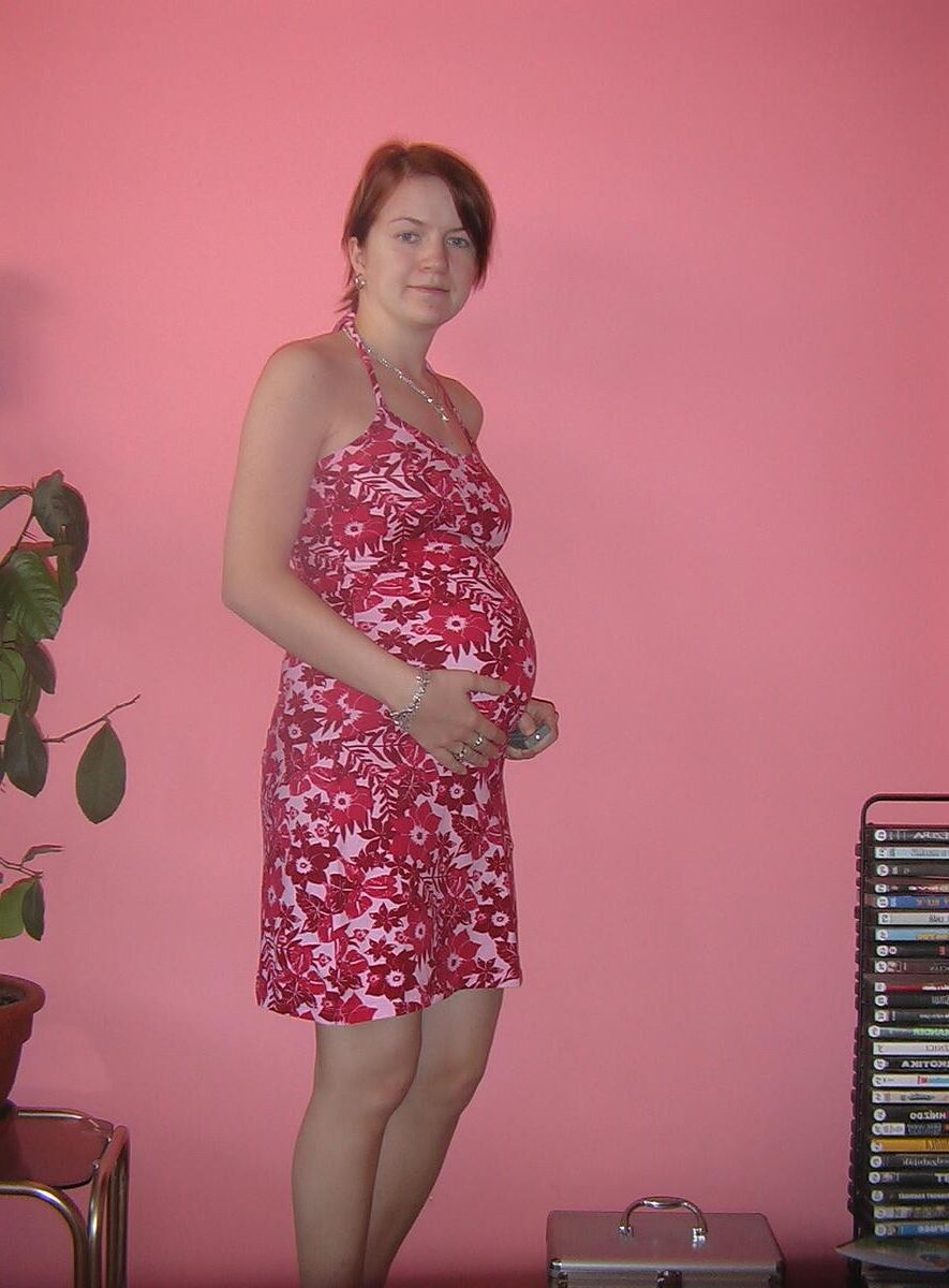 Pregnant teen with twins