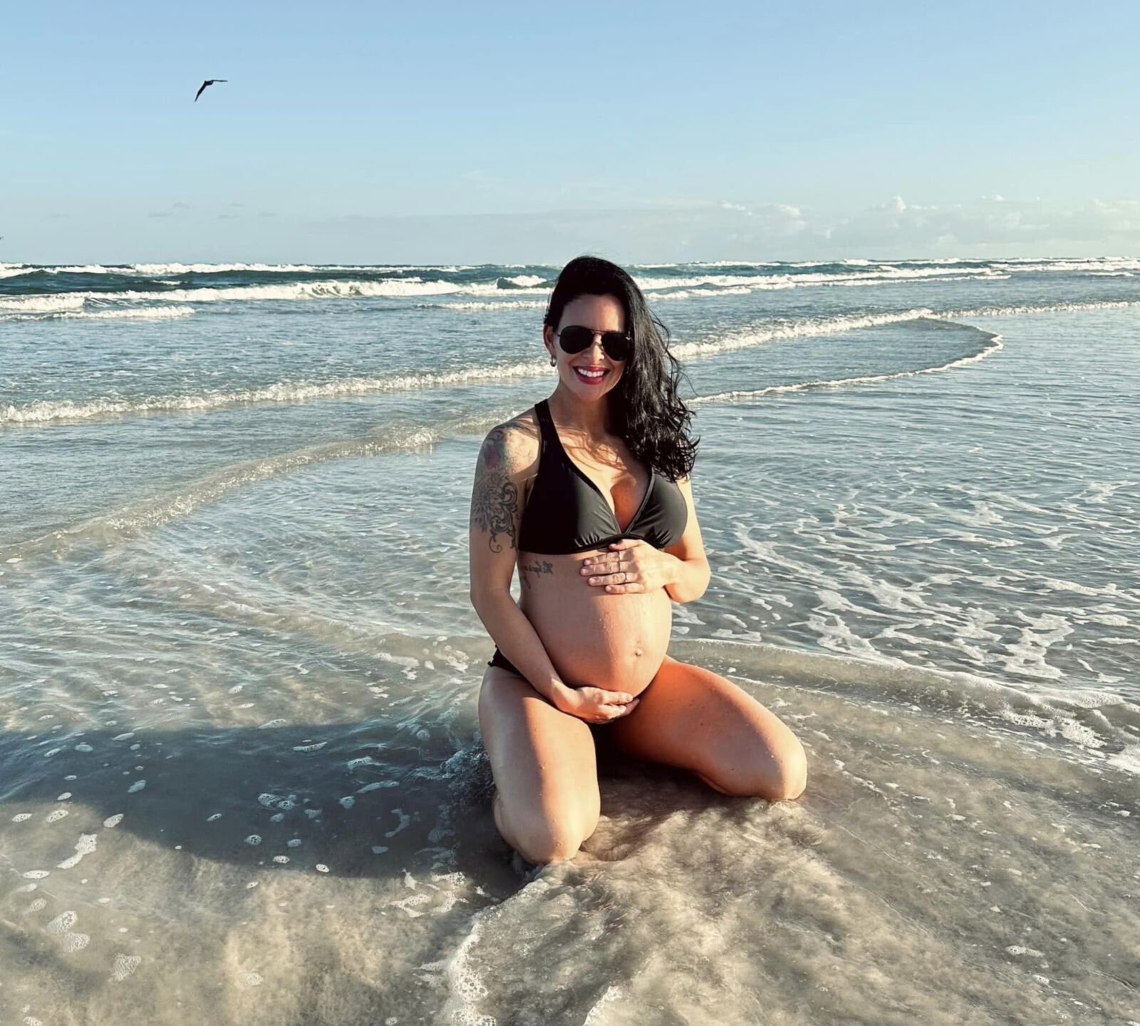 pregnant bikini 