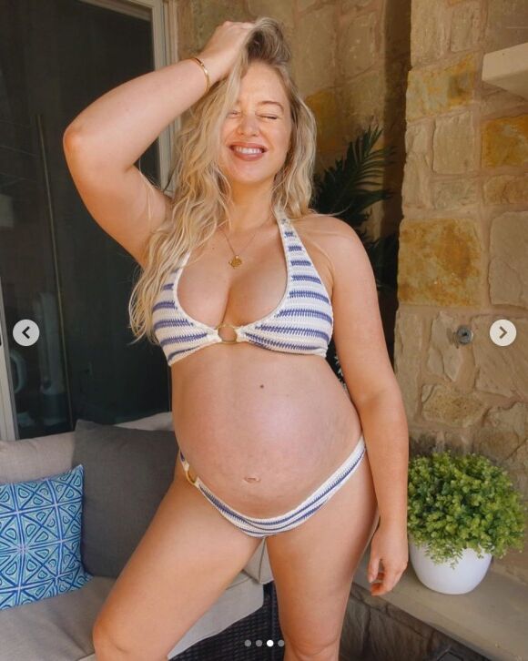 Iskra Lawrence enceinte