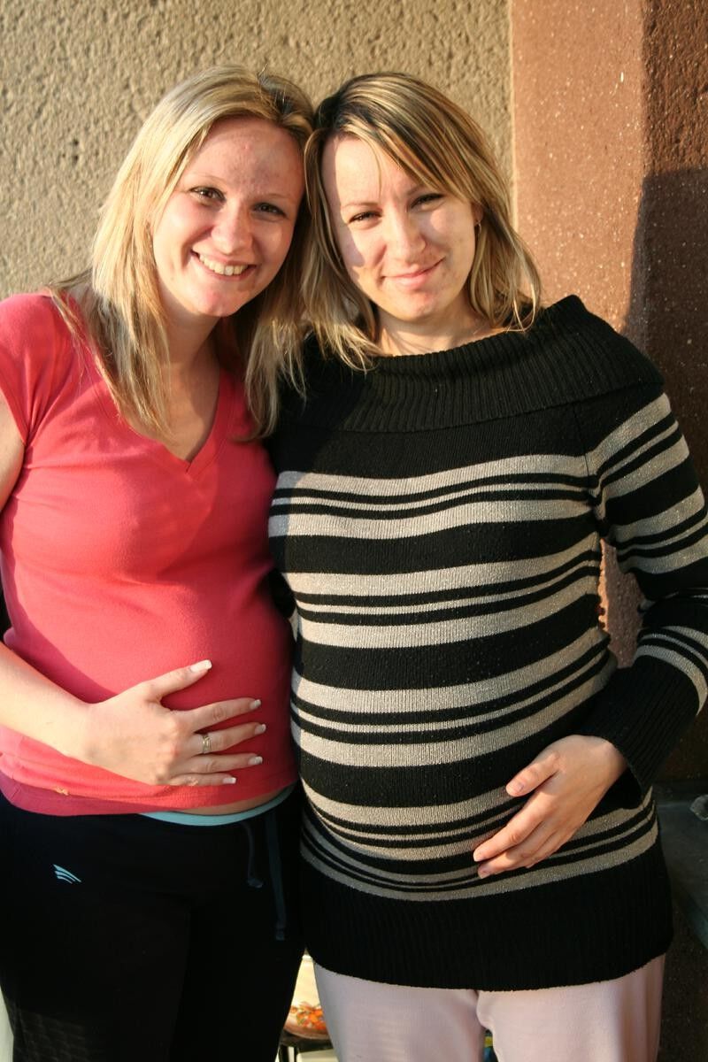 Pregnant sisters