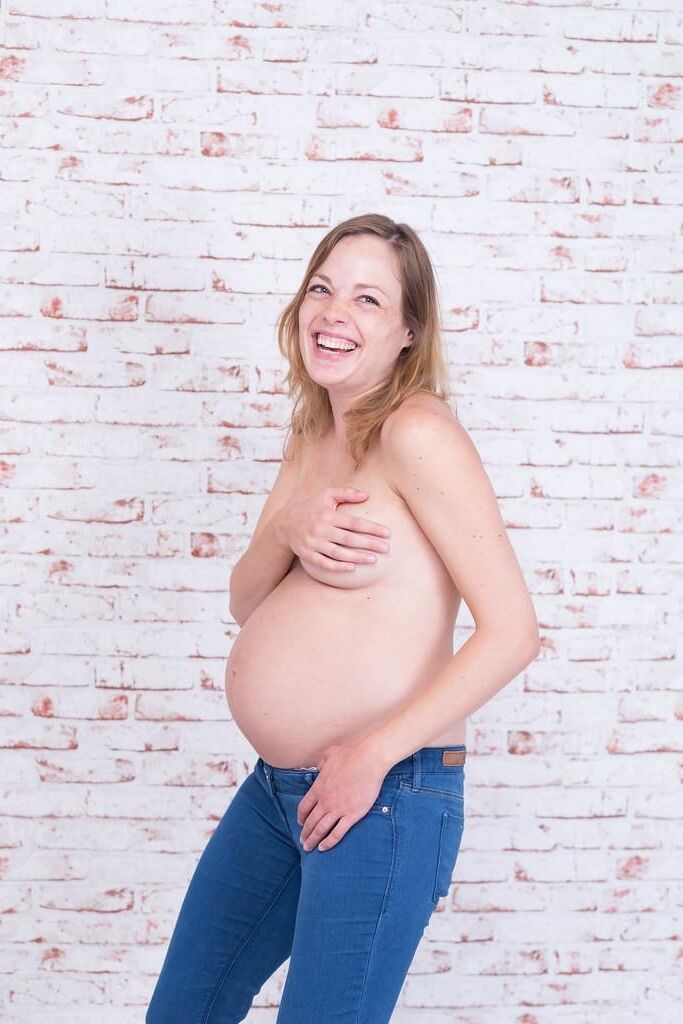 Jeune maman enceinte