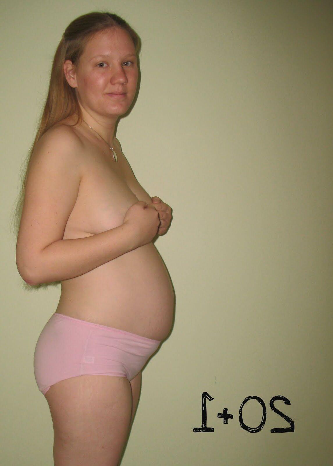 Almost nude Ann 6-39 weeks pregnant