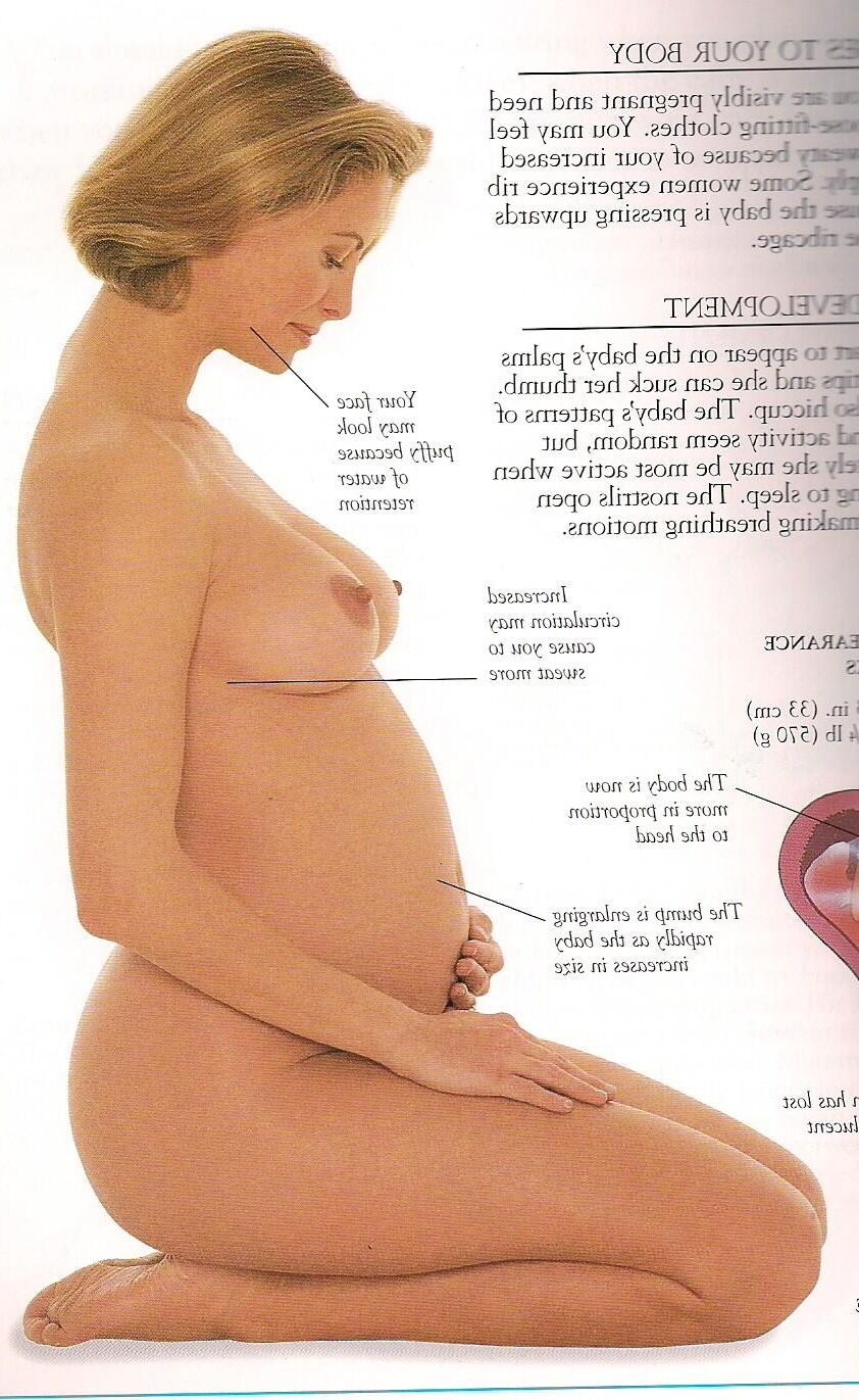 Pregnancy and labour vintage magazine