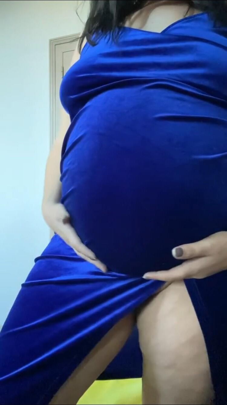 Pregnant chubby