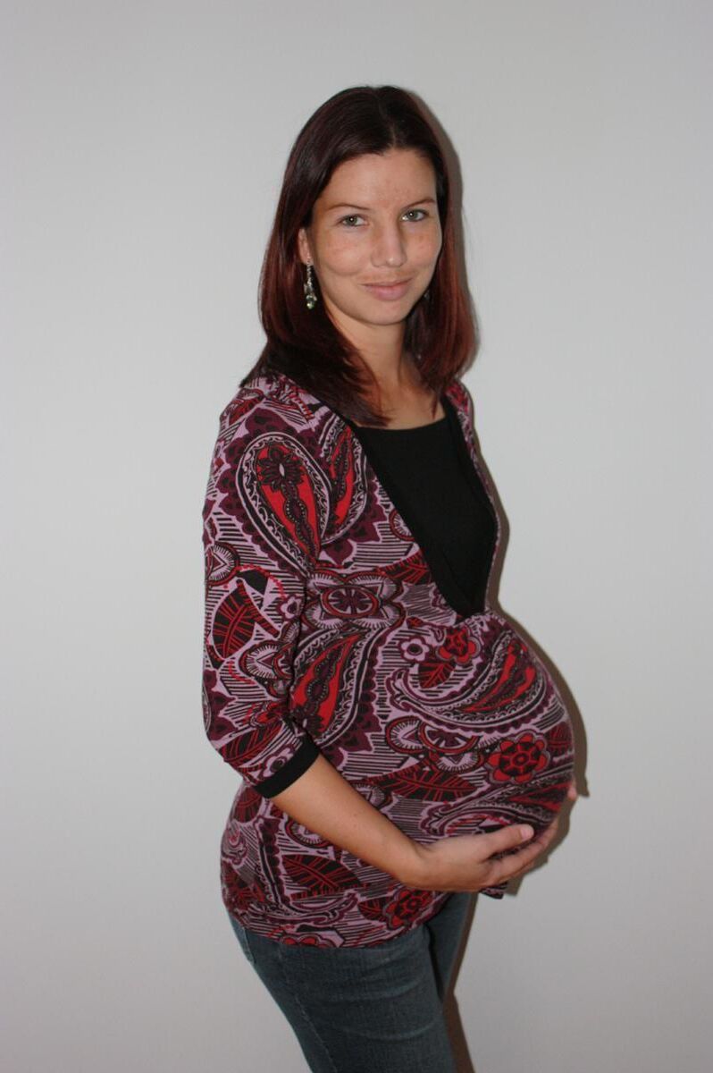 Pauline enceinte