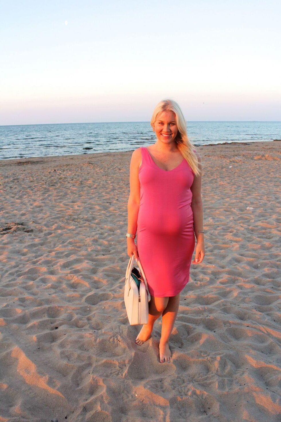 Pregnant blonde nordic