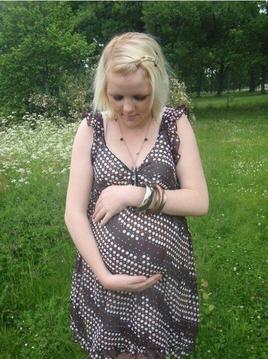 Pregnant teen from Sweden