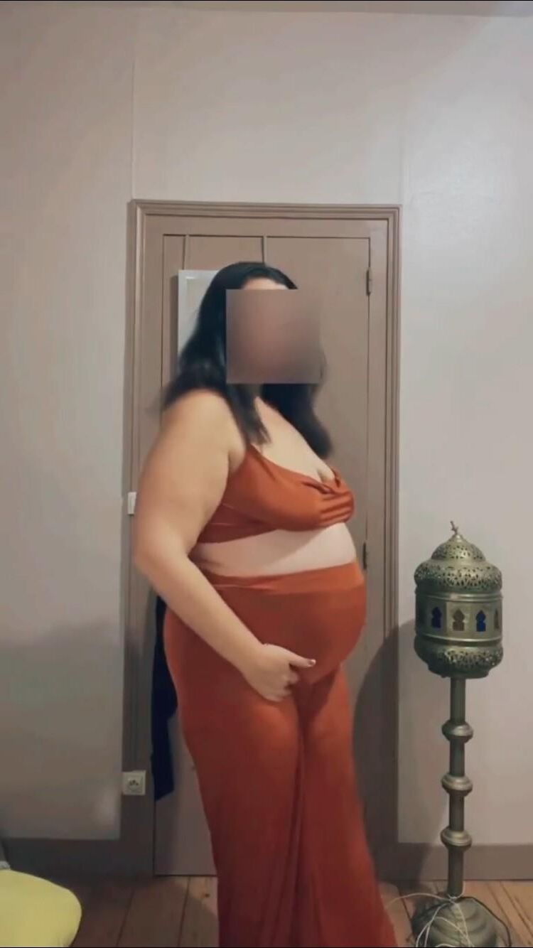 Pregnant chubby