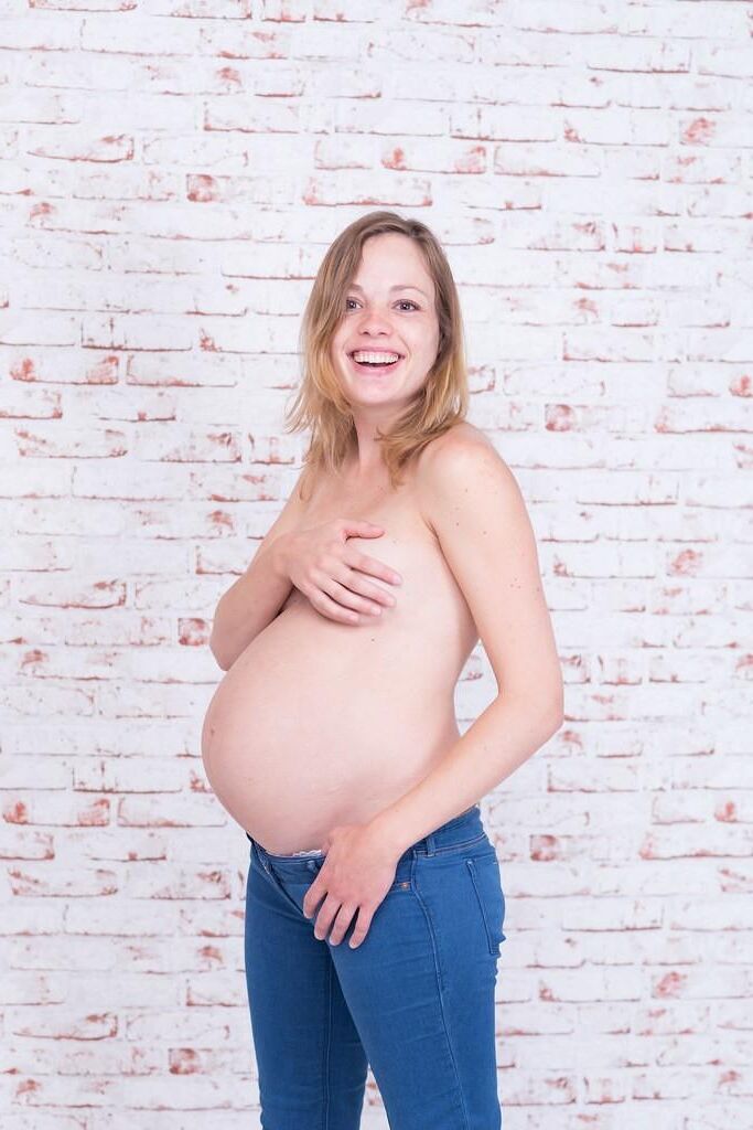 Jeune maman enceinte