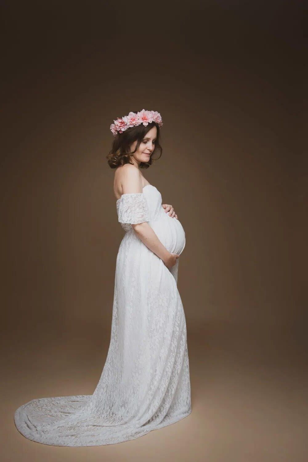 Séance photo pour une maman française enceinte