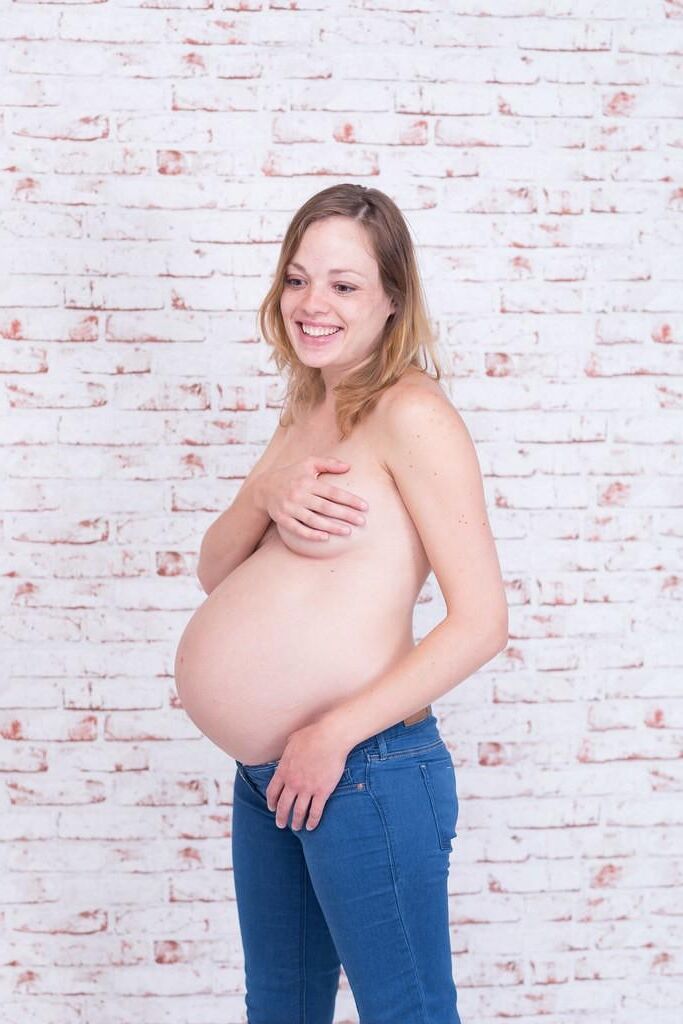 Jeune maman enceinte