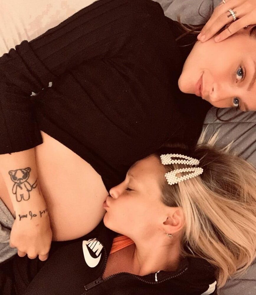 Silvia Provvedi (Donatella) pregnant