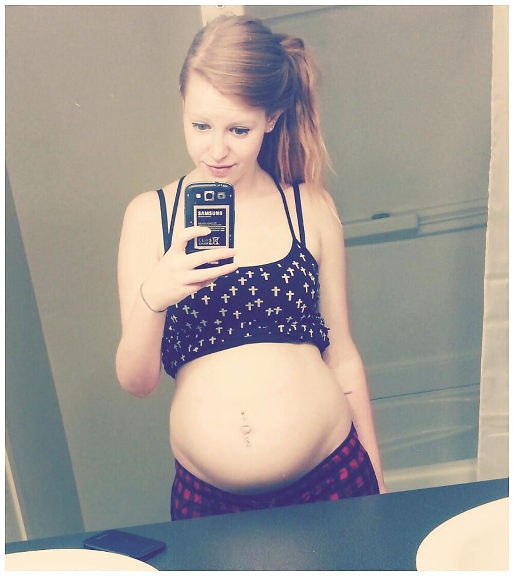 Pregnant teen