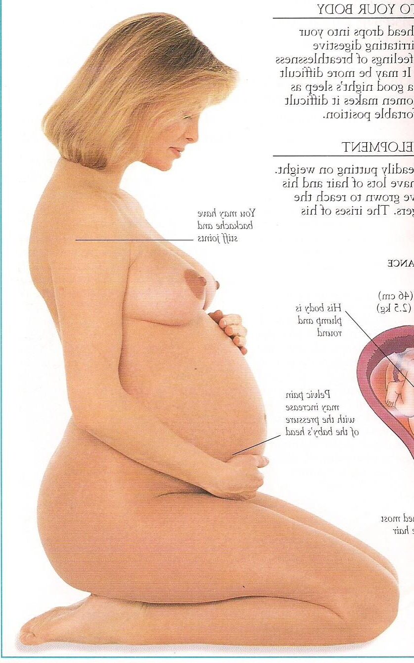 Pregnancy and labour vintage magazine