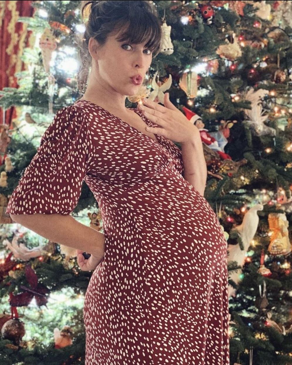 Milla Jovovich pregnant