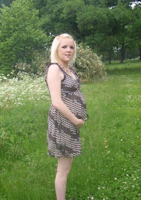 Pregnant teen from Sweden