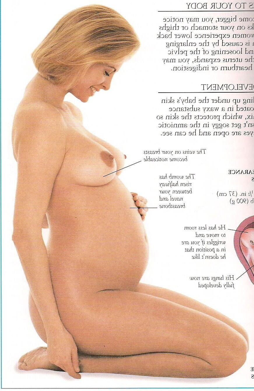 Pregnancy and labour vintage magazine