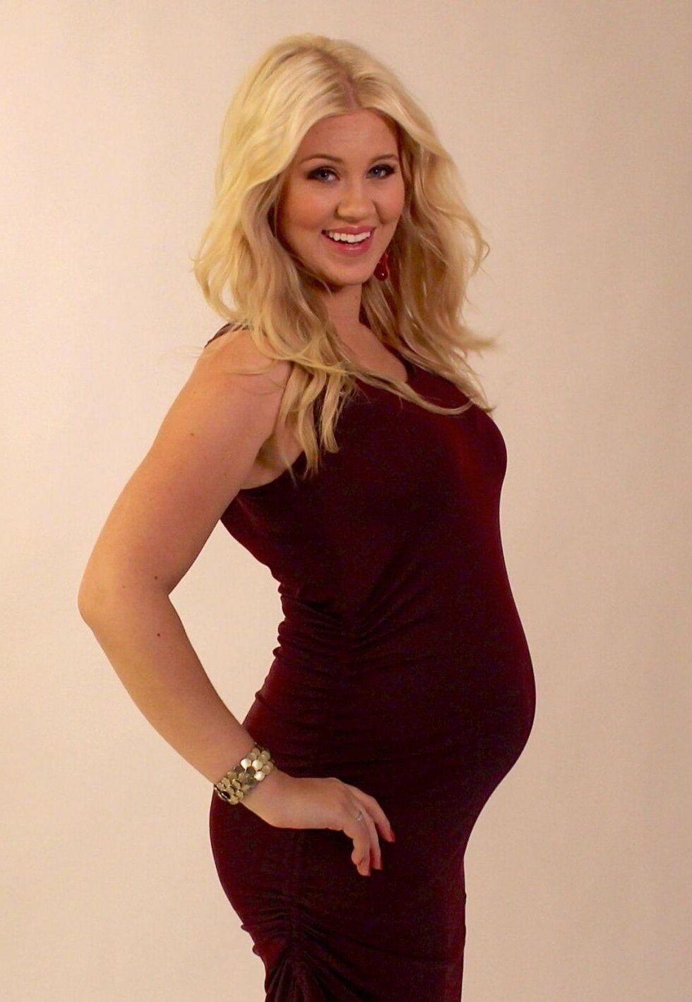 Pregnant blonde nordic