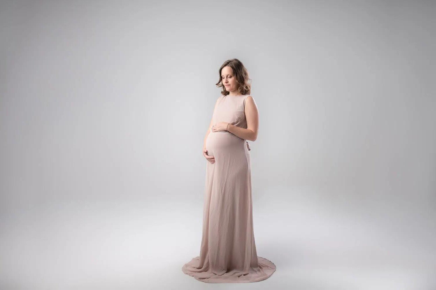 Séance photo pour une maman française enceinte