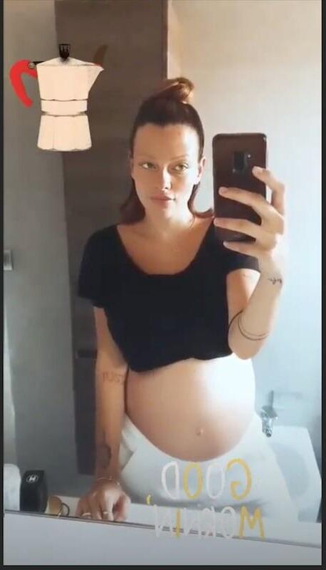 Silvia Provvedi (Donatella) pregnant