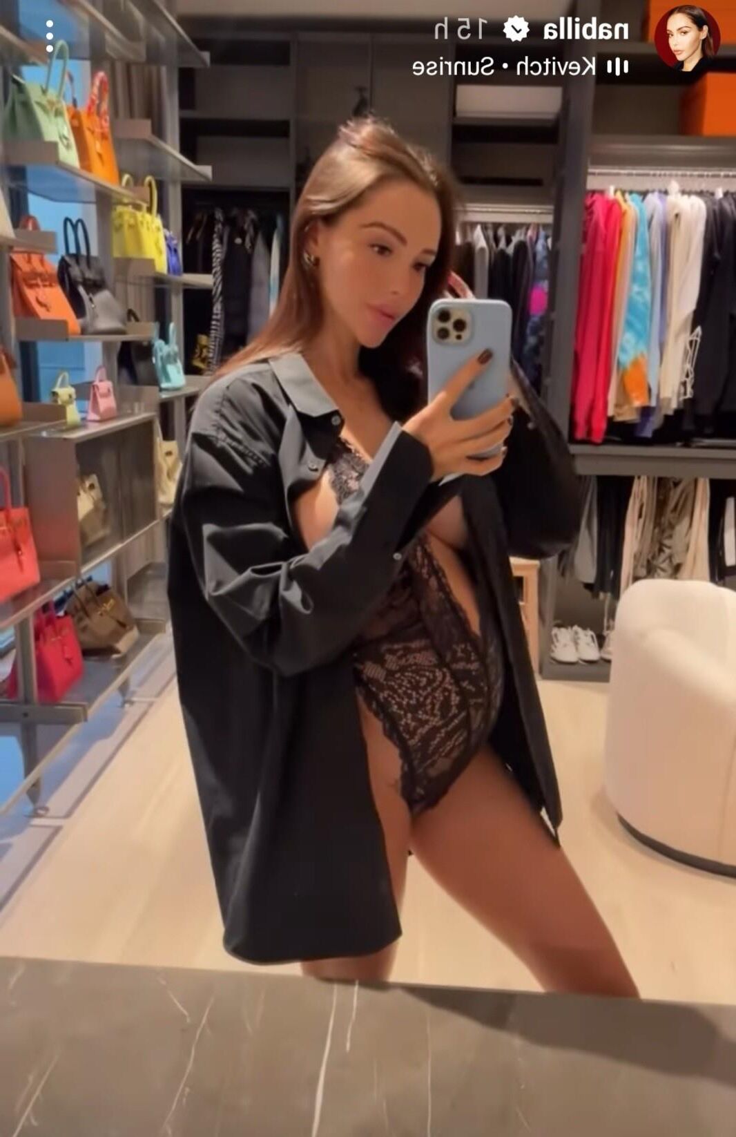  Nabilla Vergara pregnant