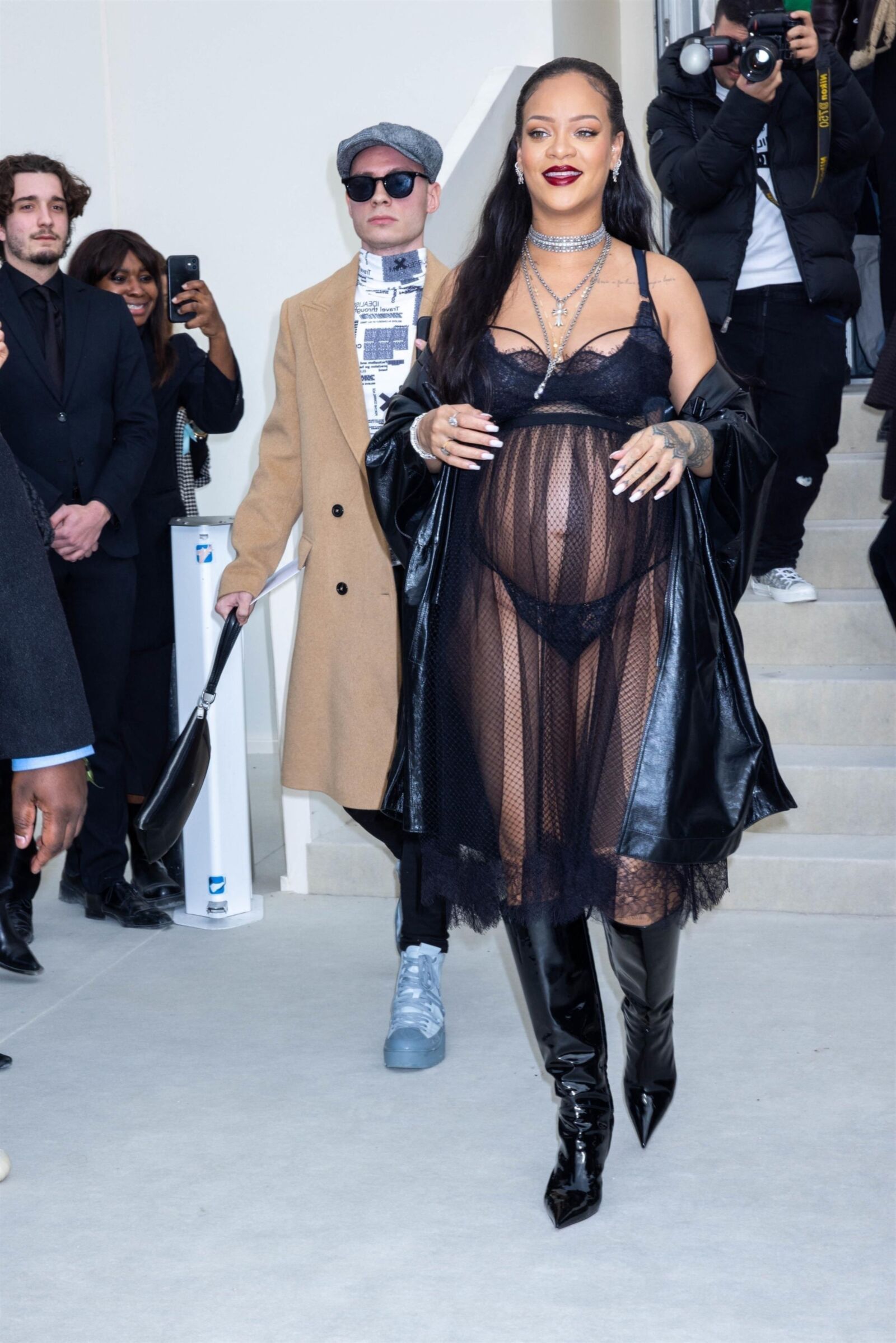 Rihanna - Dior Show Autumn Winter 2022 Paris Fashion Week