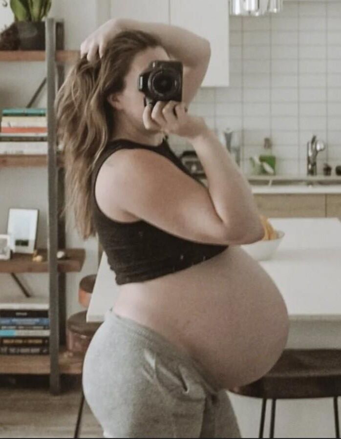 Preggo-Selfies - Stolz auf ihren traechtigen Wanst