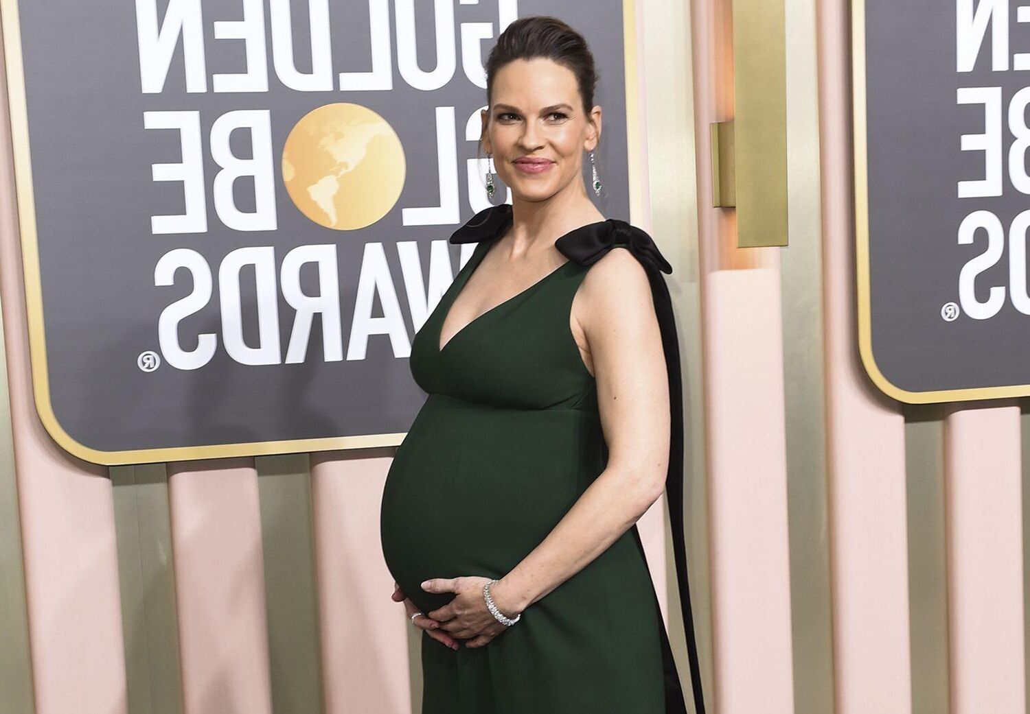 Hilary Swank twin pregnant at 48