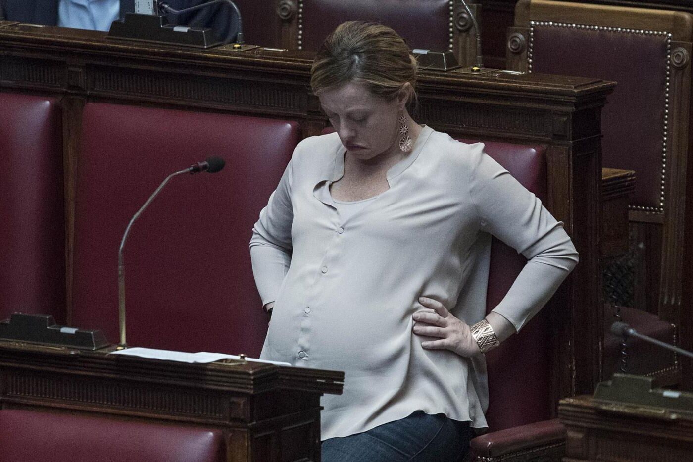 Giorgia Meloni enceinte