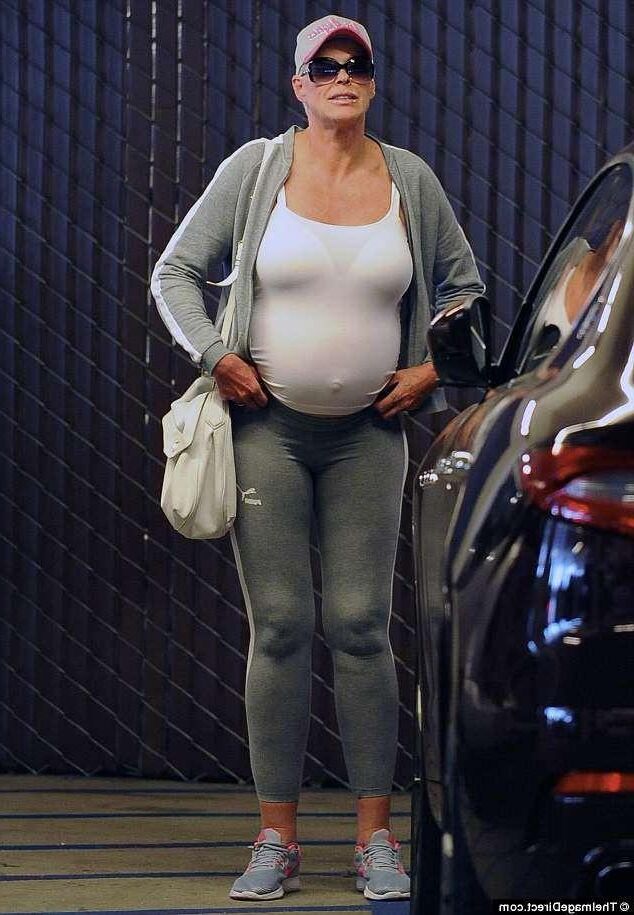 Brigitte Nielsen pregnant