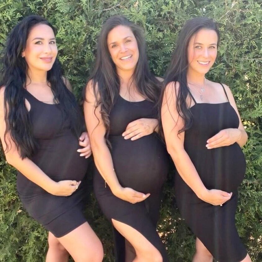 Pregnant sisters