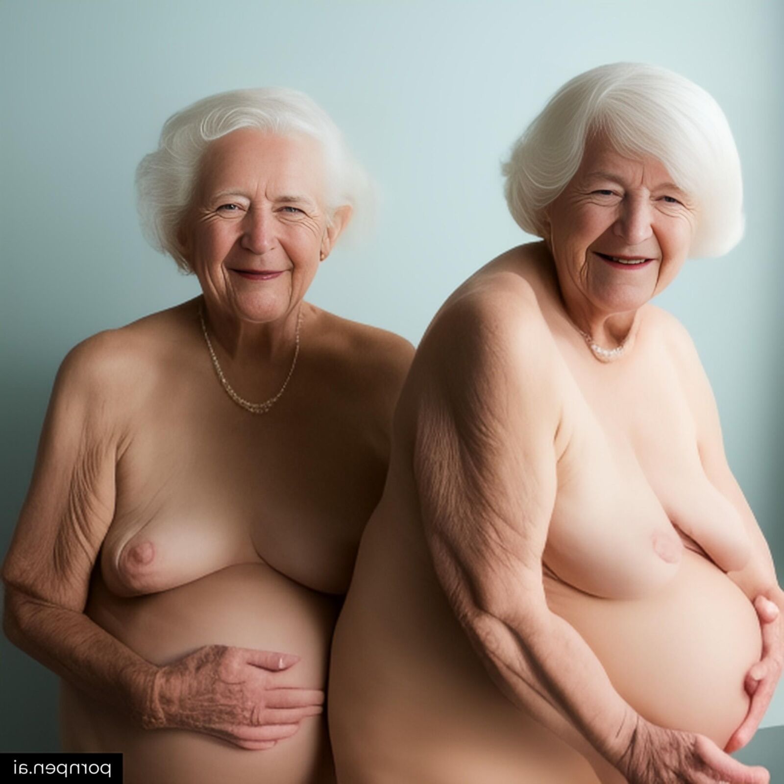 Pregnant grannies (AI)