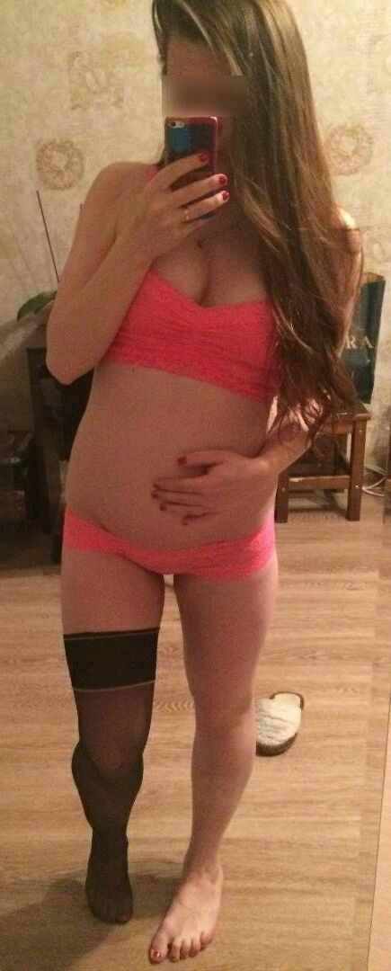 Russian sexy pregnant bitch