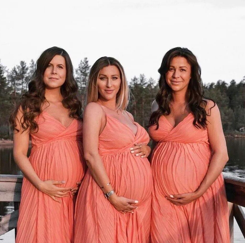 Pregnant sisters