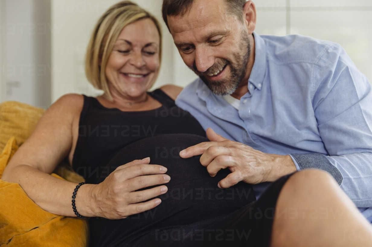 [Pregnant] mature German very happy