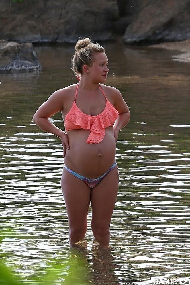 Hayden Panettiere bikini embarazada